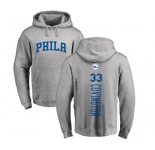 NBA Nike Philadelphia 76ers #33 Robert Covington Ash Backer Pullover Hoodie