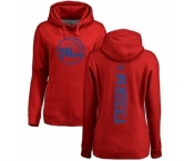 NBA Women's Nike Philadelphia 76ers #31 Mike Muscala Red One Color Backer Pullover Hoodie