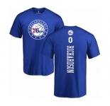 Basketball Philadelphia 76ers #0 Josh Richardson Royal Blue Backer T-Shirt
