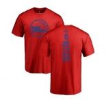 NBA Nike Philadelphia 76ers #0 Jerryd Bayless Red One Color Backer T-Shirt