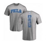 NBA Nike Philadelphia 76ers #23 Jimmy Butler Ash Backer T-Shirt
