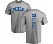 NBA Nike Philadelphia 76ers #23 Jimmy Butler Ash Backer T-Shirt