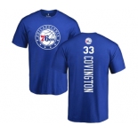 NBA Nike Philadelphia 76ers #33 Robert Covington Royal Blue Backer T-Shirt