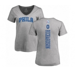 Basketball Women's Philadelphia 76ers #0 Josh Richardson Ash Backer T-Shirt