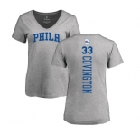 NBA Women's Nike Philadelphia 76ers #33 Robert Covington Ash Backer T-Shirt