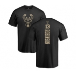 NBA Nike Milwaukee Bucks #13 Glenn Robinson Black One Color Backer T-Shirt