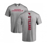 Football Arizona Cardinals #40 Pat Tillman Ash Backer T-Shirt