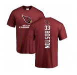 NFL Nike Arizona Cardinals #33 Tre Boston Maroon Backer T-Shirt