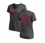 Football Women's Arizona Cardinals #55 Chandler Jones Ash One Color T-Shirt