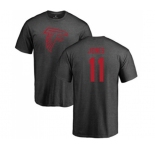 Football Atlanta Falcons #11 Julio Jones Ash One Color T-Shirt