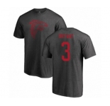 Football Atlanta Falcons #3 Matt Bryant Ash One Color T-Shirt