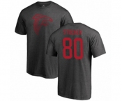 Football Atlanta Falcons #80 Luke Stocker Ash One Color T-Shirt