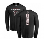 Football Atlanta Falcons #93 Allen Bailey Black Backer Long Sleeve T-Shirt