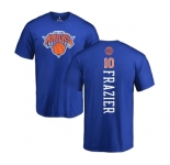 NBA Nike New York Knicks #10 Walt Frazier Royal Blue Backer T-Shirt