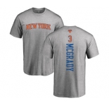 NBA Nike New York Knicks #3 Tracy McGrady Ash Backer T-Shirt