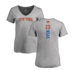 NBA Women's Nike New York Knicks #13 Joakim Noah Ash Backer T-Shirt