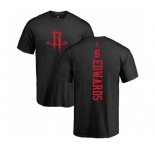 NBA Nike Houston Rockets #6 Vincent Edwards Black One Color Backer T-Shirt