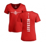 NBA Women's Nike Houston Rockets #1 Tracy McGrady Red Backer T-Shirt