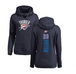 NBA Women's Nike Oklahoma City Thunder #20 Gary Payton Navy Blue Backer Pullover Hoodie
