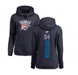 NBA Women's Nike Oklahoma City Thunder #54 Patrick Patterson Navy Blue Backer Pullover Hoodie