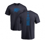NBA Nike Oklahoma City Thunder #0 Russell Westbrook Navy Blue One Color Backer T-Shirt