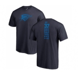 NBA Nike Oklahoma City Thunder #37 Kevin Hervey Navy Blue One Color Backer T-Shirt
