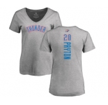 NBA Women's Nike Oklahoma City Thunder #20 Gary Payton Ash Backer T-Shirt