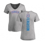 NBA Women's Nike Oklahoma City Thunder #23 Terrance Ferguson Ash Backer T-Shirt