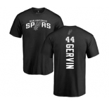 NBA Nike San Antonio Spurs #44 George Gervin Black Backer T-Shirt