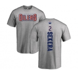 NHL Adidas Edmonton Oilers #2 Andrej Sekera Ash Backer T-Shirt