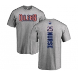 NHL Adidas Edmonton Oilers #25 Darnell Nurse Ash Backer T-Shirt