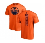 NHL Adidas Edmonton Oilers #60 Olivier Rodrigue Orange One Color Backer T-Shirt