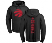 NBA Nike Toronto Raptors #24 Norman Powell Black One Color Backer Pullover Hoodie