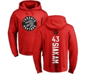 NBA Nike Toronto Raptors #43 Pascal Siakam Red Backer Pullover Hoodie