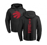NBA Nike Toronto Raptors #9 Serge Ibaka Black One Color Backer Pullover Hoodie