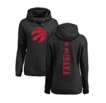 NBA Women's Nike Toronto Raptors #9 Serge Ibaka Black One Color Backer Pullover Hoodie