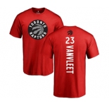 NBA Nike Toronto Raptors #23 Fred VanVleet Red Backer T-Shirt