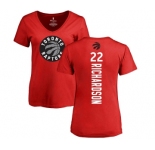 NBA Women's Nike Toronto Raptors #22 Malachi Richardson Red Backer T-Shirt