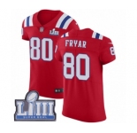 Men's Nike New England Patriots #80 Irving Fryar Red Alternate Vapor Untouchable Elite Player Super Bowl LIII Bound NFL Jersey