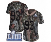 Women's Nike New England Patriots #93 Lawrence Guy Camo Rush Realtree Limited Super Bowl LIII Bound NFL Jersey
