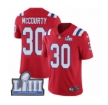 Youth Nike New England Patriots #30 Jason McCourty Red Alternate Vapor Untouchable Limited Player Super Bowl LIII Bound NFL Jersey