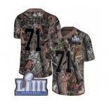 Youth Nike New England Patriots #71 Danny Shelton Camo Untouchable Limited Super Bowl LIII Bound NFL Jersey