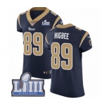Men's Nike Los Angeles Rams #89 Tyler Higbee Navy Blue Team Color Vapor Untouchable Elite Player Super Bowl LIII Bound NFL Jersey