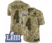 Men's Nike Los Angeles Rams #4 Greg Zuerlein Limited Camo 2018 Salute to Service Super Bowl LIII Bound NFL Jersey