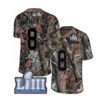 Men's Nike Los Angeles Rams #8 Brandon Allen Camo Rush Realtree Limited Super Bowl LIII Bound NFL Jersey
