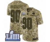 Men's Nike Los Angeles Rams #90 Michael Brockers Limited Camo 2018 Salute to Service Super Bowl LIII Bound NFL Jersey