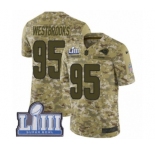 Men's Nike Los Angeles Rams #95 Ethan Westbrooks Limited Camo 2018 Salute to Service Super Bowl LIII Bound NFL Jersey