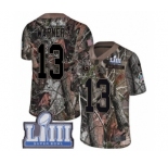 Youth Nike Los Angeles Rams #13 Kurt Warner Camo Rush Realtree Limited Super Bowl LIII Bound NFL Jersey