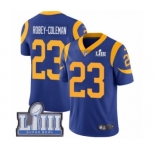Youth Nike Los Angeles Rams #23 Nickell Robey-Coleman Royal Blue Alternate Vapor Untouchable Limited Player Super Bowl LIII Bound NFL Jersey