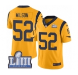 Youth Nike Los Angeles Rams #52 Ramik Wilson Limited Gold Rush Vapor Untouchable Super Bowl LIII Bound NFL Jersey